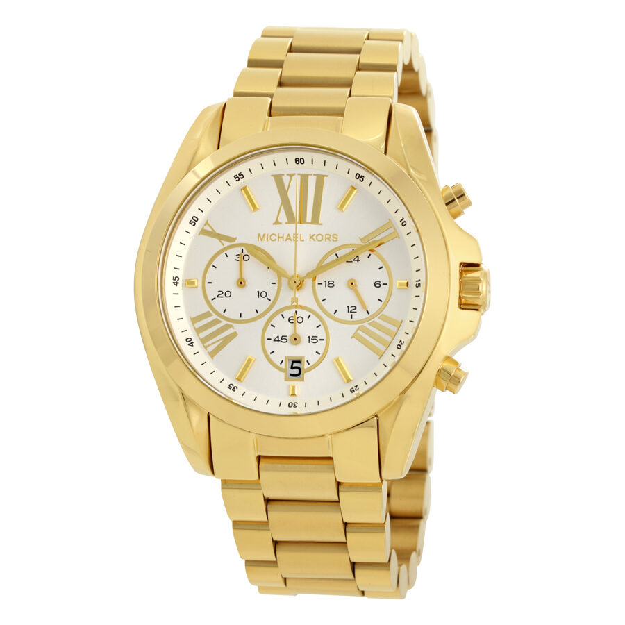 Michael Kors Oversize Bradshaw Chronograph Gold Unsiex Watch - MK6266 Hoofdafbeelding