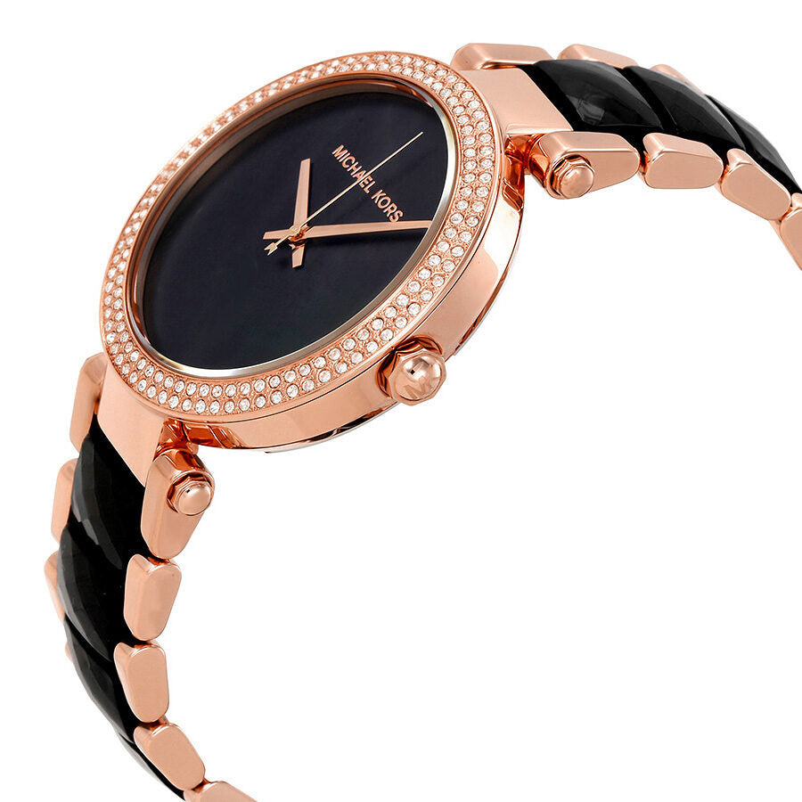 Michael Kors Parker Black Dial Ladies Watch MK6414 Secundaire afbeelding