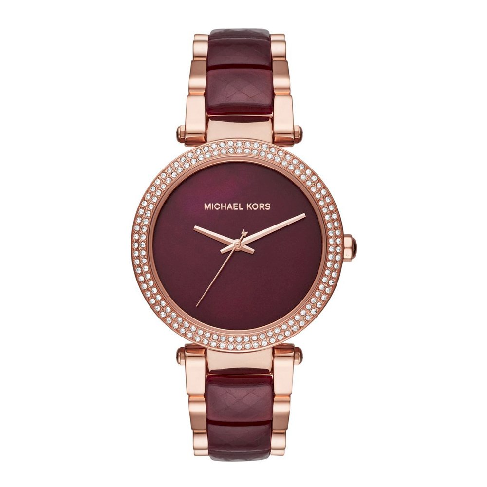 Michael Kors Parker Burgundy Women's Watch MK6412 Hoofdafbeelding
