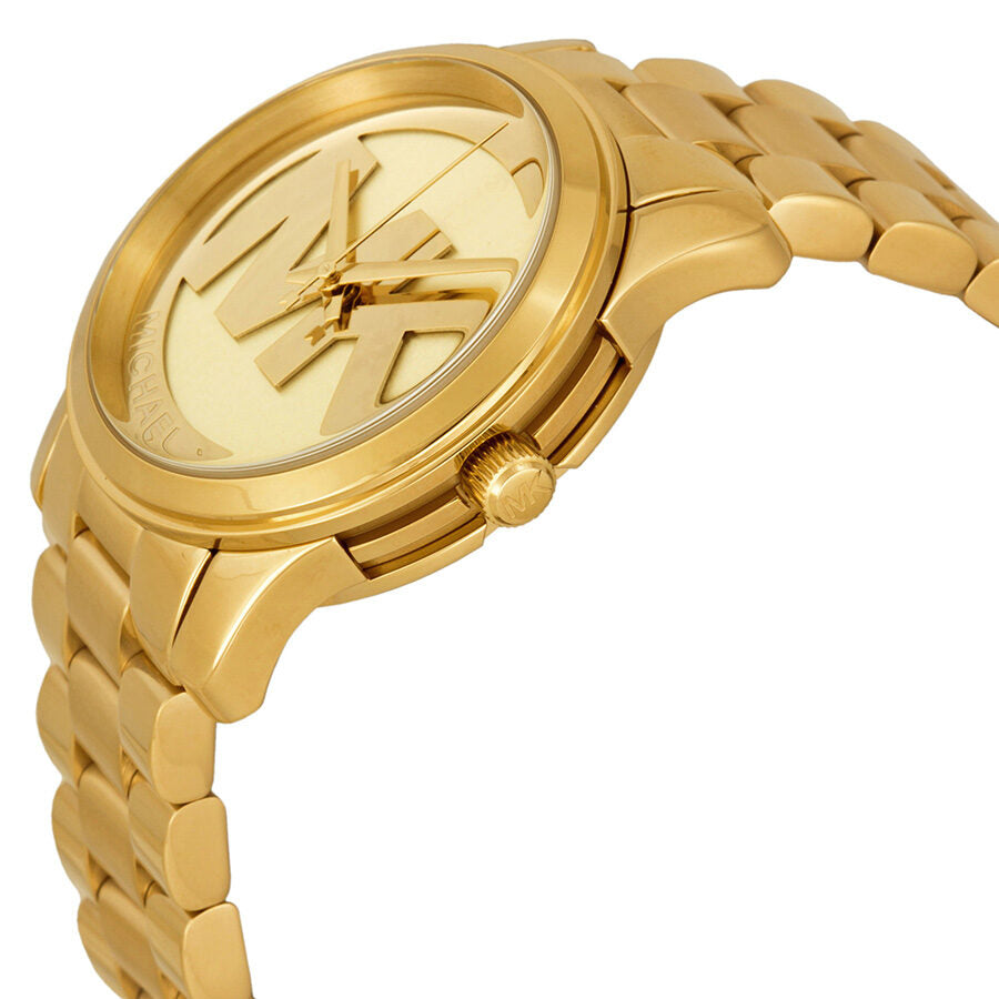 Michael Kors Parker horloge MK5786 met champagnekleurige wijzerplaat en goudkleurige afwerking. Secundaire afbeelding
