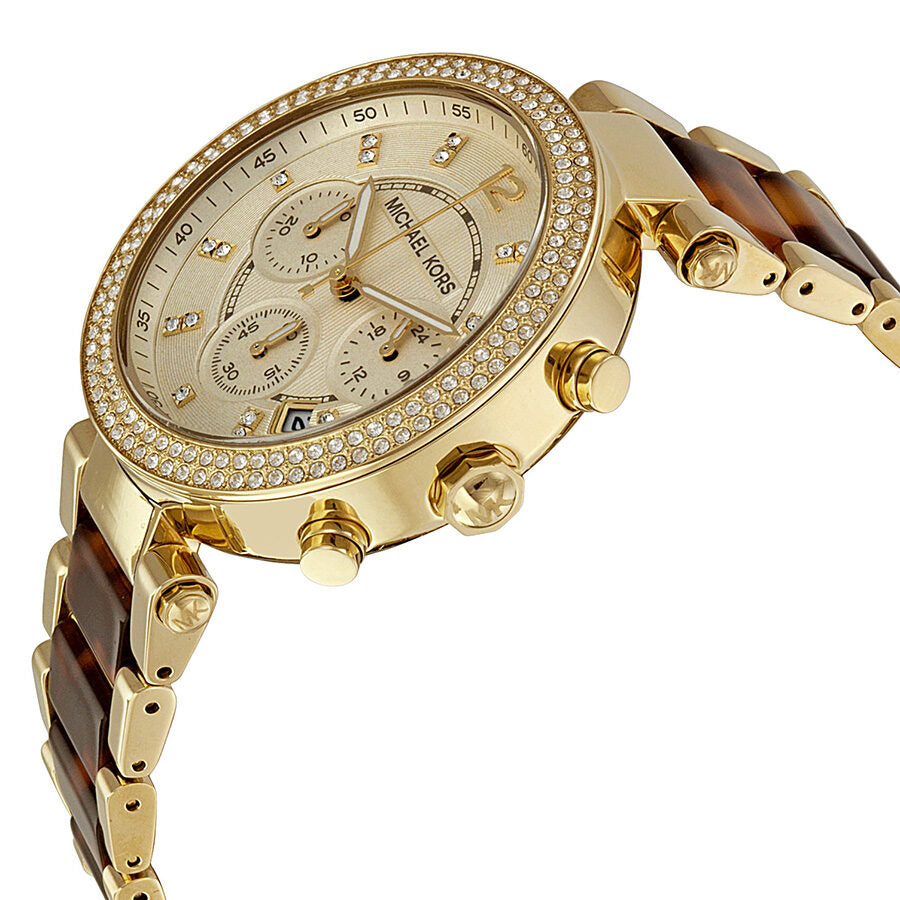Michael Kors Parker Chronograph Gold-Tone Women's Watch - MK5688 Secundaire afbeelding