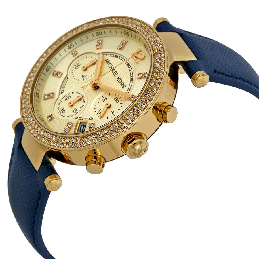 Michael Kors Parker Chronograph Gold-tone Ladies Watch MK2280 Secundaire afbeelding