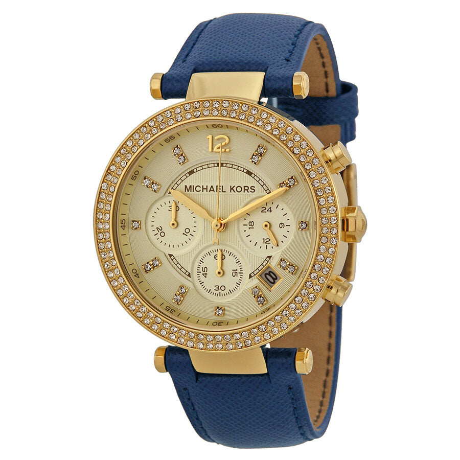 Michael Kors Parker Chronograph Gold-tone Ladies Watch MK2280 Hoofdafbeelding