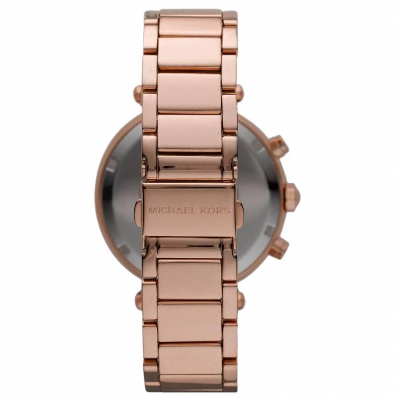 Michael Kors Parker Chronograph Purple Dial Rose Ladies Watch MK6169