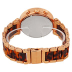 Michael Kors Parker Chronograph Tortoise Acetate and Rose-gold Women's Watch - MK5538