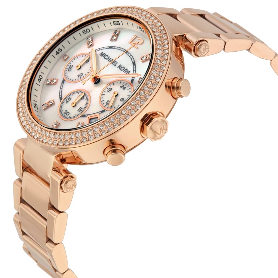 Michael Kors Parker Chronograph Rose Gold-tone Ladies Watch MK5491 Secondary image