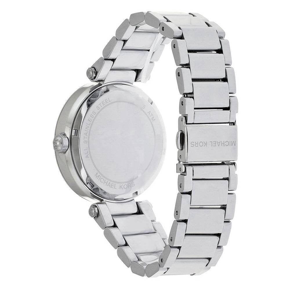 Michael Kors Parker Crystal Pave Dial Silver-Tone Women's Watch - MK5925