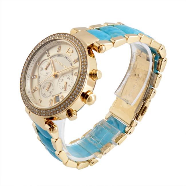 Michael Kors Parker Gold-Tone Women's Watch - MK6364 Secundaire afbeelding