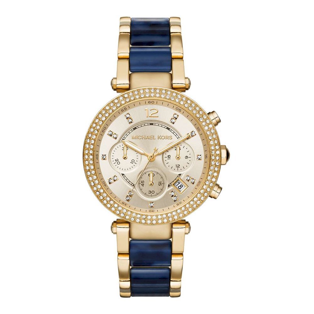 Michael Kors Parker Multi-Function Champagne Dial Ladies Watch MK6238 Hoofdafbeelding