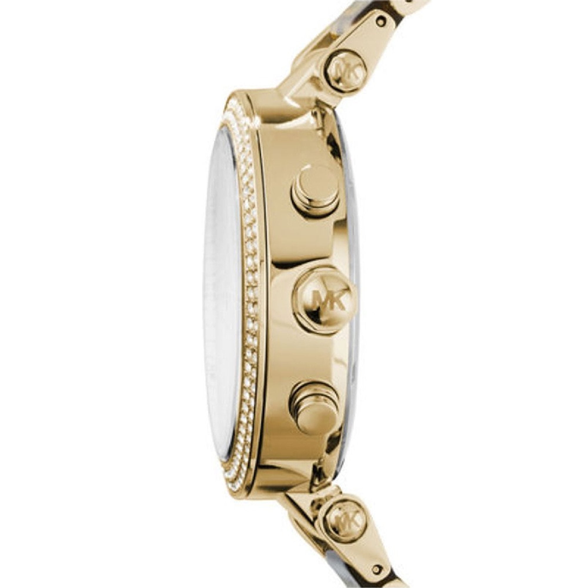 Michael Kors Parker dameshorloge MK6262 met marineblauwe wijzerplaat Secundaire afbeelding