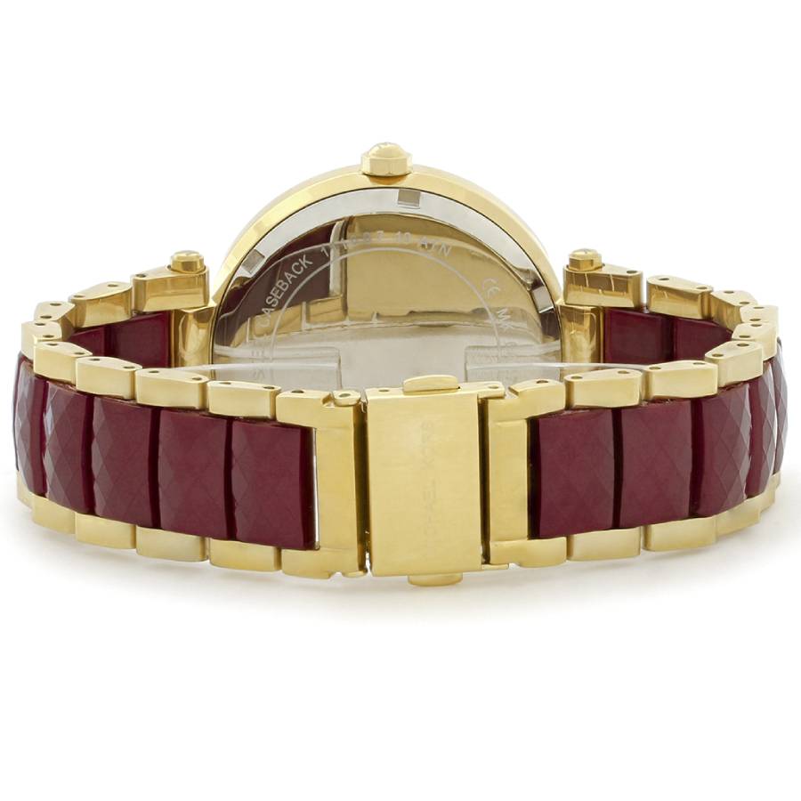 Michael Kors Parker Rood Dameshorloge MK6427 Secundaire afbeelding