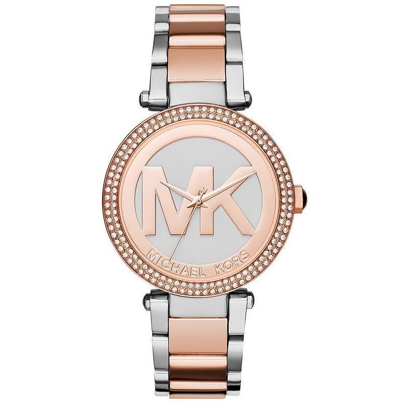 Michael Kors Parker Rose Gold and Silver Ladies Watch MK6314 Main image
