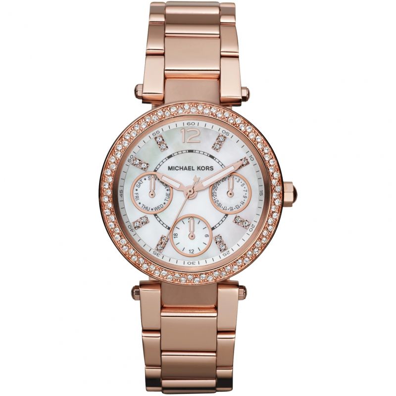 Michael Kors Parker dameshorloge MK5616 in roségoud Hoofdafbeelding