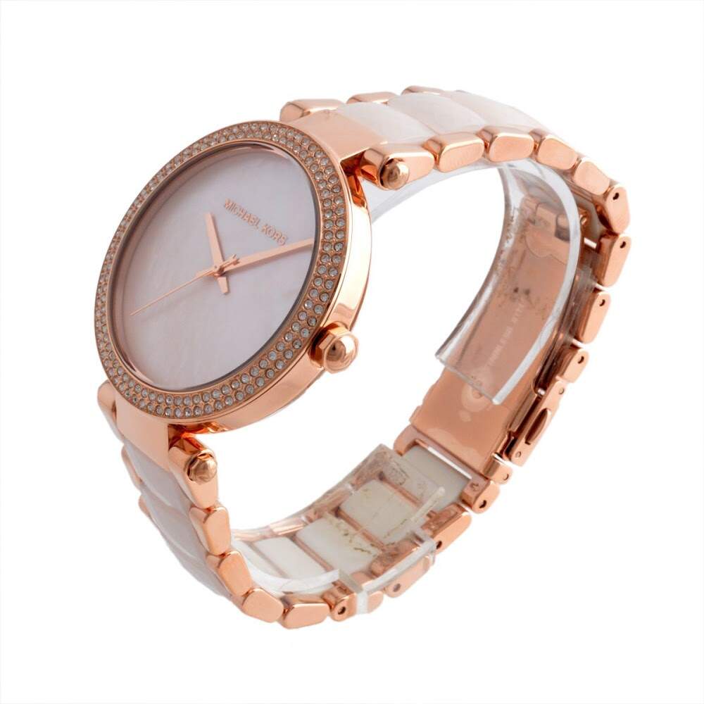 Michael Kors Parker Rose Gold Tone Women's Watch MK6402 Secundaire afbeelding