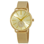 Michael Kors Porita Gold-Tone Pavé Women's Watch - MK3844