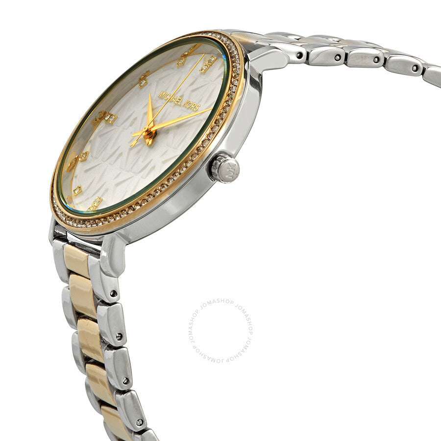 Michael Kors Pyper Quartz Crystal White Dial Ladies Watch MK4595 Secundaire afbeelding