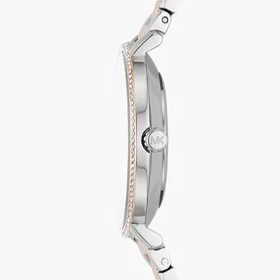 Michael Kors Pyper Quartz Mother of Pearl White Dial Two Tone Steel Strap Watch For Women - MK1066 Secundaire afbeelding