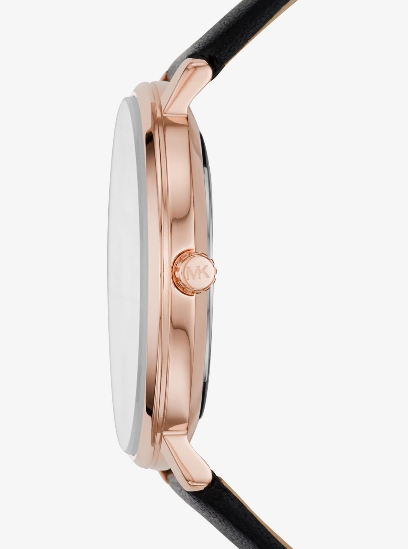 Michael Kors Pyper White Dial Black Genuine Leather Women's Watch - MK2834 Secundaire afbeelding