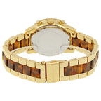 Michael Kors Ritz Chrongraph Tortoise Shell Acetate Gold-Tone Women's Watch - MK6322