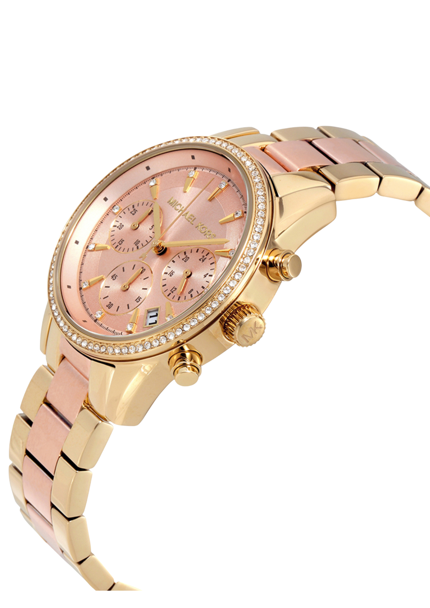Michael Kors Ritz Chronograph Rose Dial Ladies Watch MK6475 Secundaire afbeelding