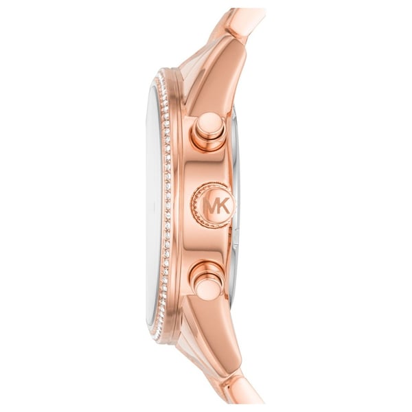 Michael Kors Ritz Chronograaf Dameshorloge Roségoud - MK6598 Secundaire afbeelding