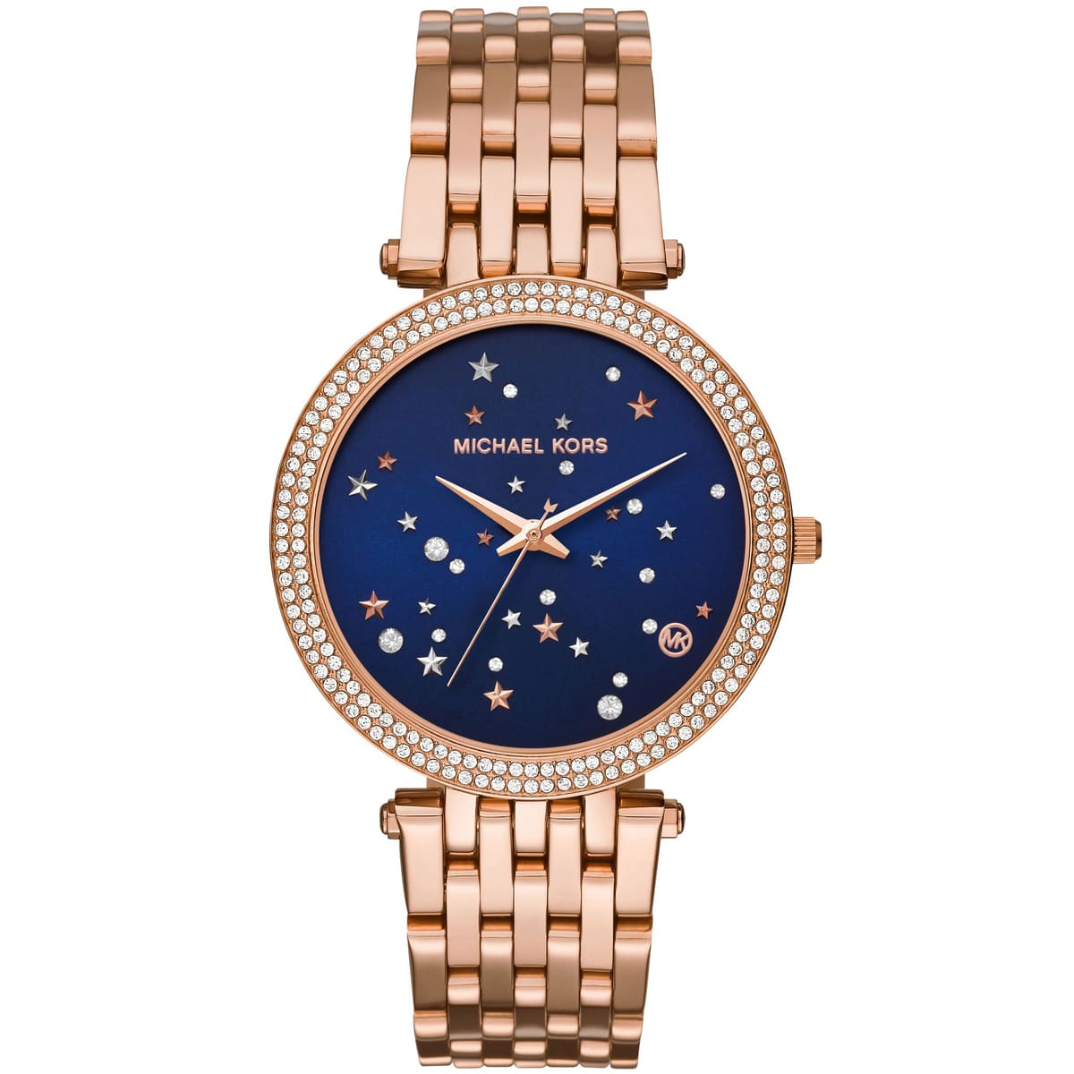 Michael Kors Rose Gold-Tone Darci Blue Dial Women's Watch - MK3728 Hoofdafbeelding