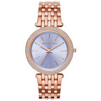 Michael Kors Darci Purple Dial Rose Gold-Tone Women's Watch - MK3400