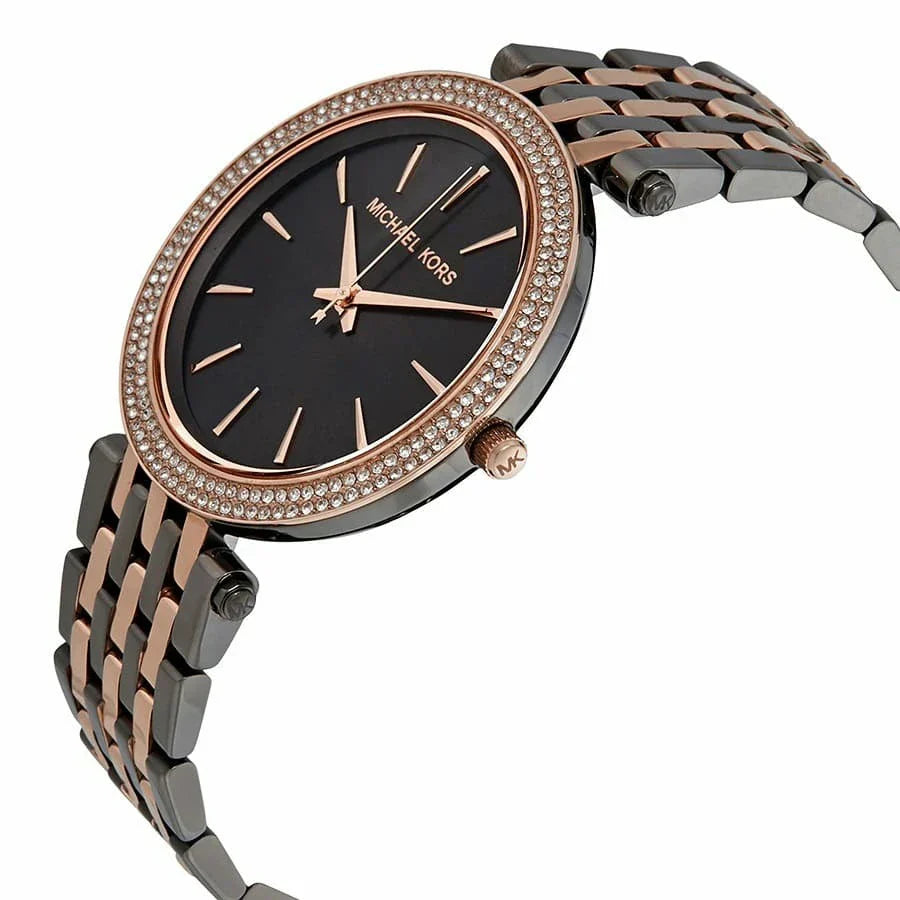 Michael Kors Darci Grey and Rose Gold-Tone Women's Watch - MK3584