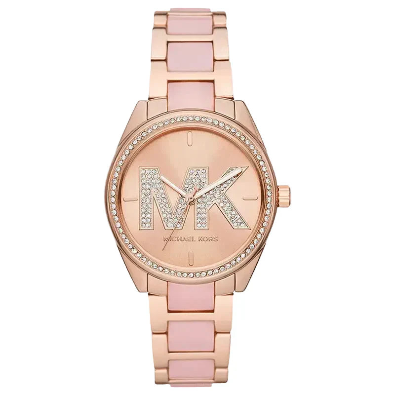 Michael Kors Janelle Three-Hand Two-Tone Women's Watch - MK4731 Hoofdafbeelding