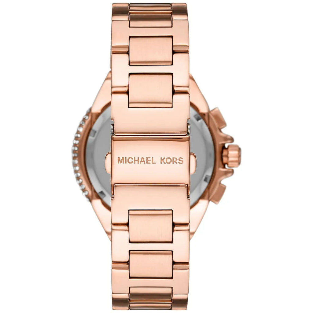 Michael Kors Oversized Camille Pavé Rose Gold-Tone Women's Watch - MK6995