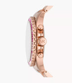 Michael Kors Oversized Everest Pavé Rose Gold-Tone Women's Watch - MK7211