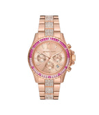 Michael Kors Oversized Everest Pavé Rose Gold-Tone Women's Watch - MK7211