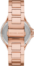 Michael Kors Oversized Camille Ombré Pavé Rose Gold-Tone Women's Watch - MK7340