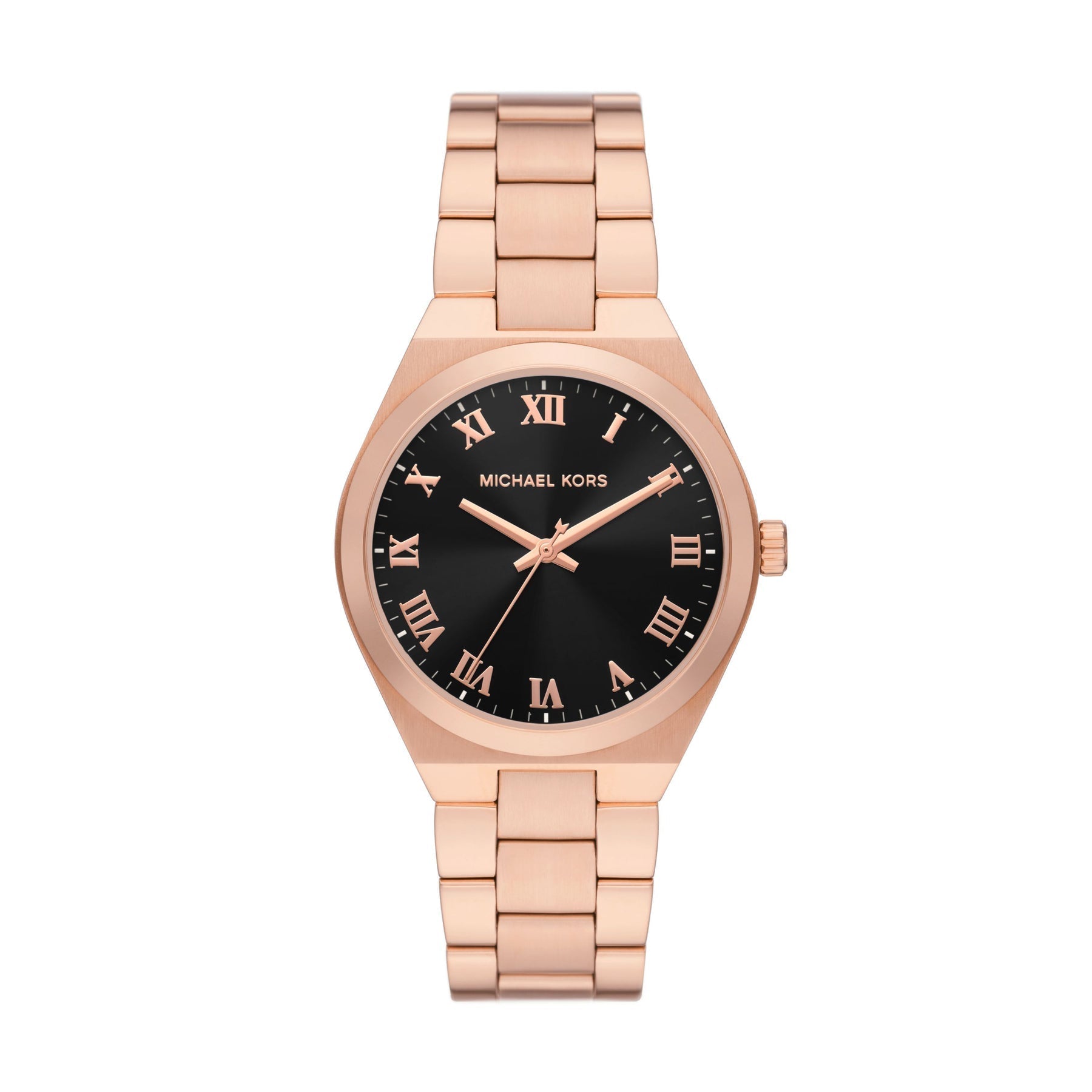 Michael Kors Lennox Three-Hand Rose Gold-Tone Women's Watch - MK7392 Hoofdafbeelding