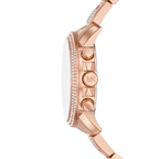 Michael Kors Oversized Brynn Pavé Rose Gold-Tone Women's Watch - MK7505