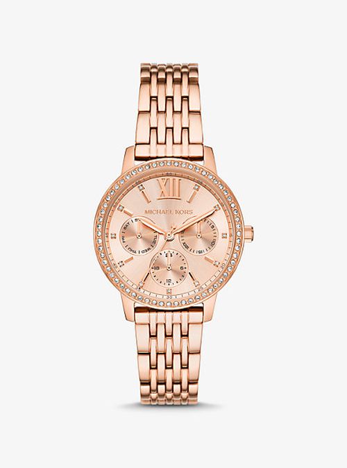 Michael Kors Rose Gold Ladies Watch - MKO1081 Hoofdafbeelding