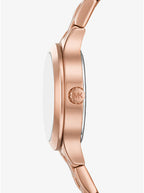 Michael Kors Mini Aspyn Pavé Rose Gold-Tone Women's Watch - MKO1087