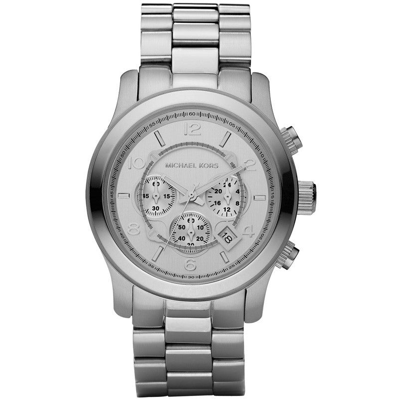 Michael Kors Runway Chronograaf Herenhorloge in zilverkleur - MK8086 Hoofdafbeelding
