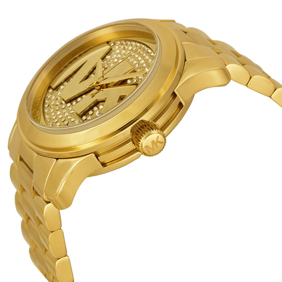 Michael Kors Runway Pave Dial gouden dameshorloge - MK5706 Secundaire afbeelding