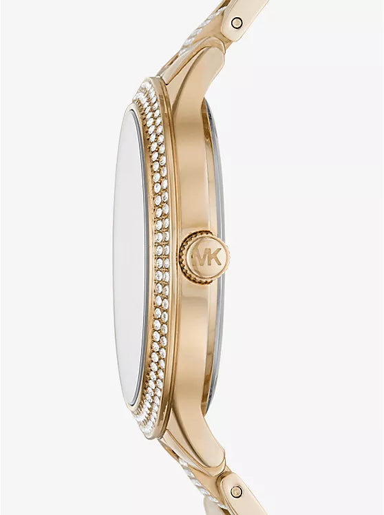 Michael Kors Slim Runway Pavé Gold-Tone Women's Watch - MK3632 Secundaire afbeelding