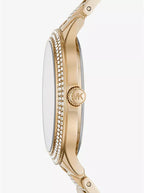 Michael Kors Slim Runway Pavé Gold-Tone Women's Watch - MK3632