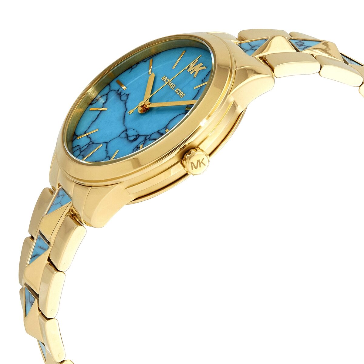 Michael Kors Runway Mercer Turquoise Dial Ladies Watch MK6670 Secundaire afbeelding