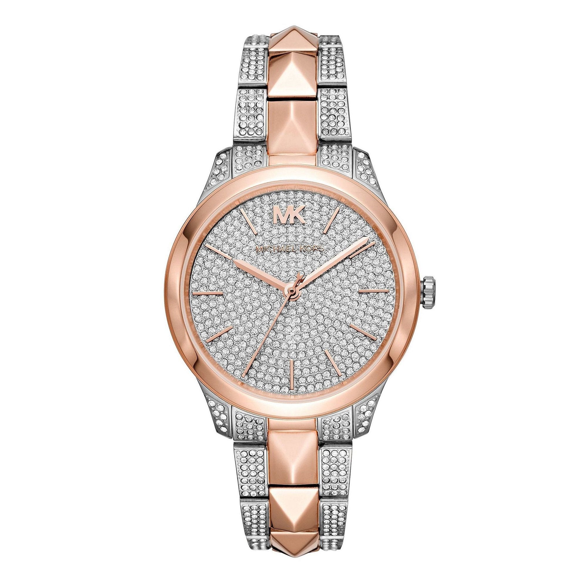 Michael Kors Runway Mercer Two Tone Women's Watch - MK6716 Hoofdafbeelding