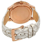 Michael Kors Oversized Runway Dive Pavé Rose Gold-Tone and Logo Women's Watch - MK6980