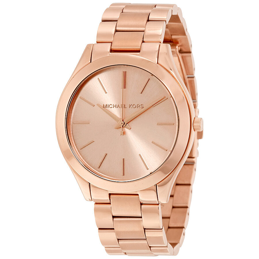 Michael Kors Runway Rose Dial Rose Gold-tone Unisex Watch MK3197 Hoofdafbeelding