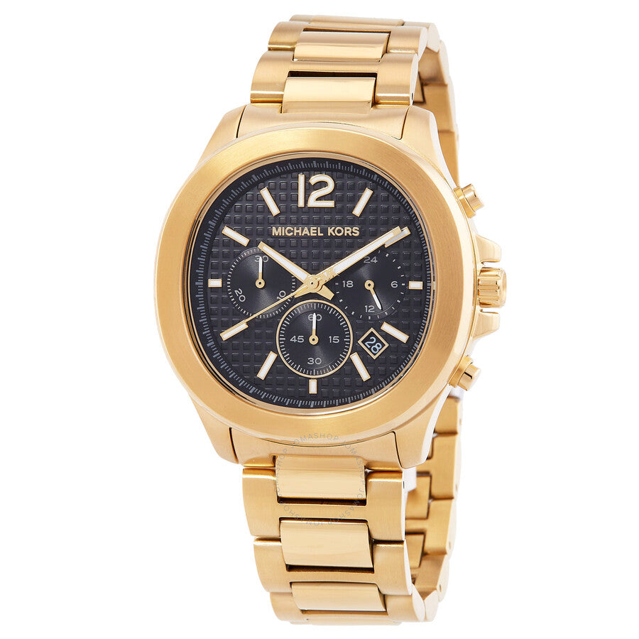Michael Kors Sage Chronograph Quartz Black Dial Men's Watch - MK9192 Hoofdafbeelding