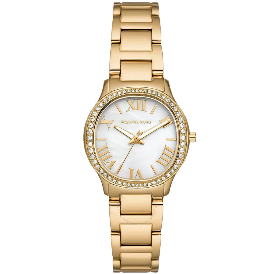 Michael Kors Sage Pavé Mother of Pearl Dial Ladies Watch MK4822 Hoofdafbeelding