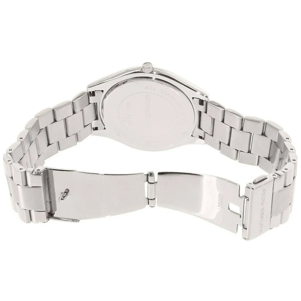 Michael Kors Slim Runway Silver-Tone and Turquoise Women's Watch - MK3292