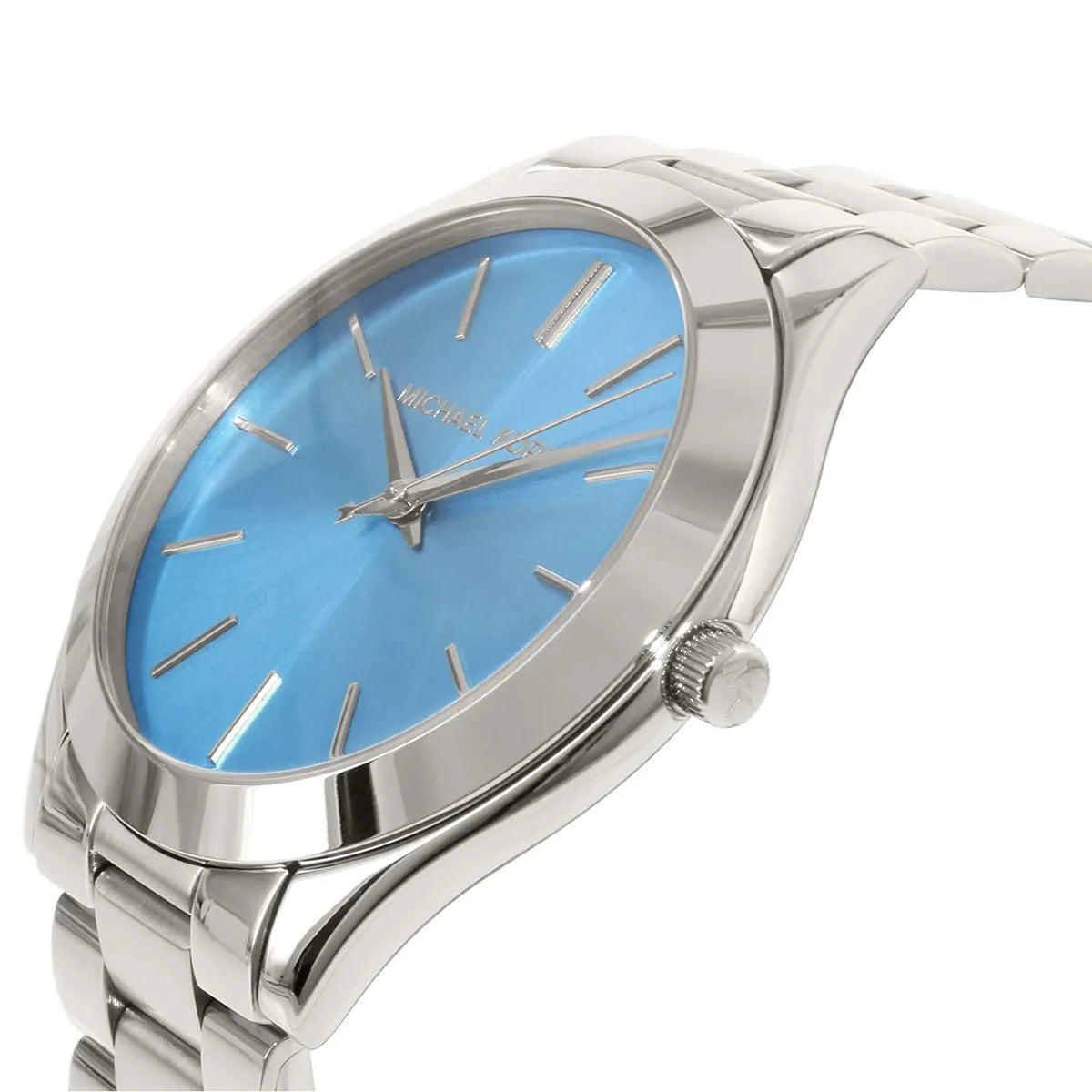 Michael Kors Slim Runway Silver-Tone and Turquoise Women's Watch - MK3292 Secundaire afbeelding