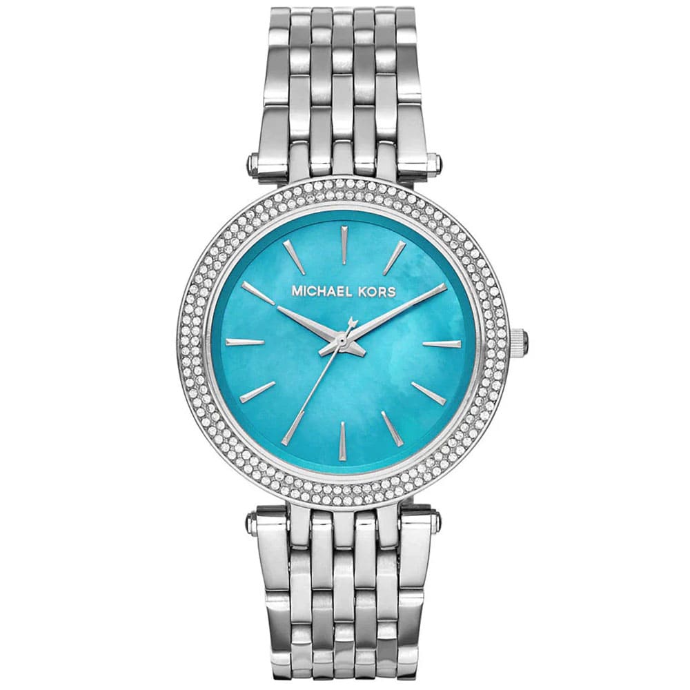 Michael Kors Darci Turquoise MOP Dial and Silver Tone Women's Watch - MK3515 Hoofdafbeelding